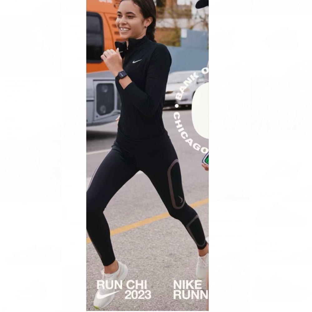 nike epic luxe tight fit dri fit running tights medium